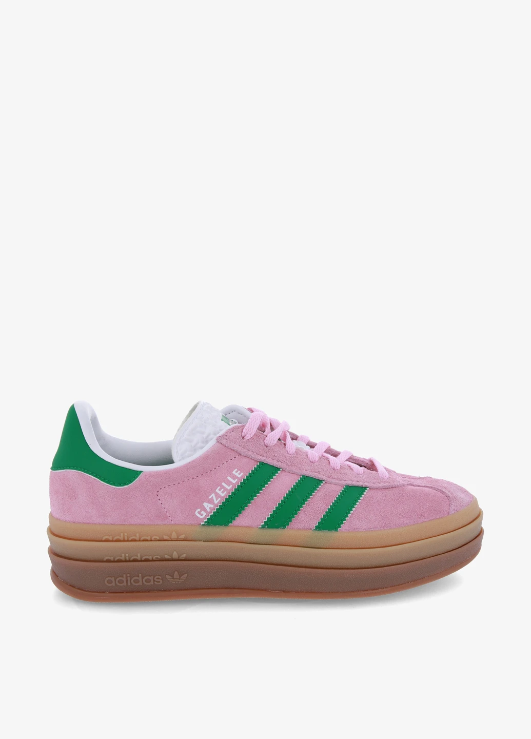 Розовые всесезонные кроссовки adidas GAZELLE BOLD