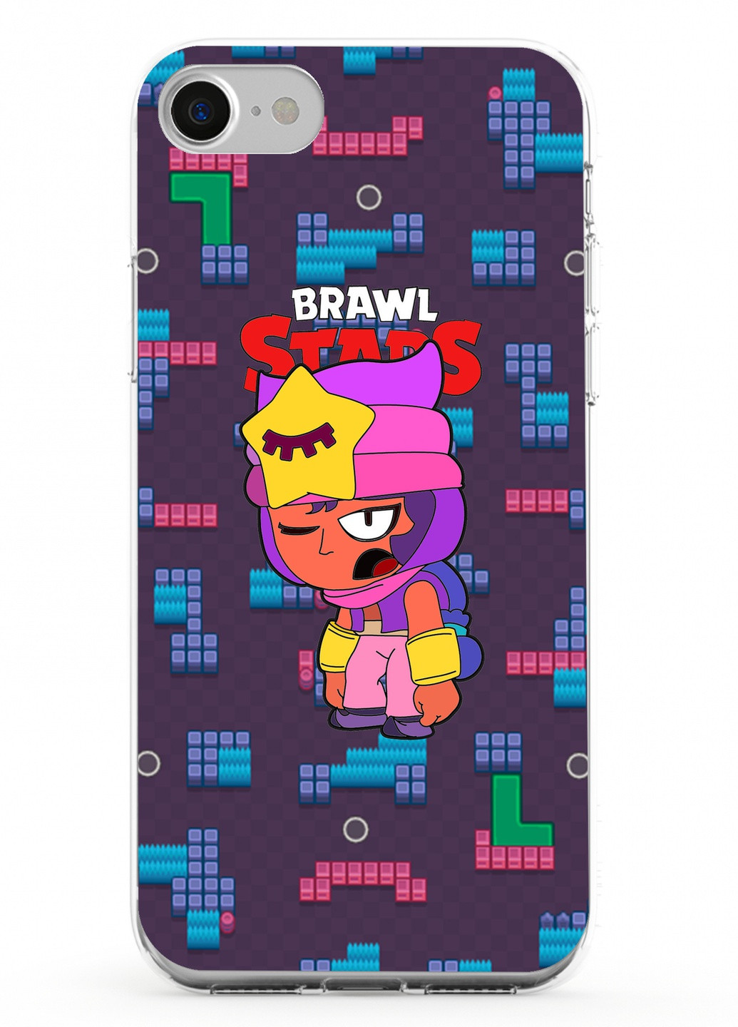 Чохол силіконовий Apple Iphone 7 Сенді Бравл Старс (Sandy Brawl Stars) (17361-1018) MobiPrint (219288644)
