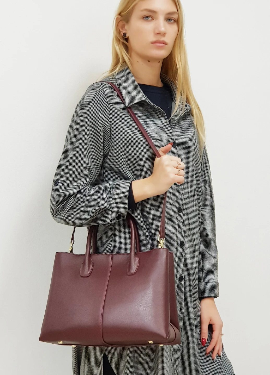 Сумка тоут червона велика повсякденна 3085 Fashion Сумка (225899810)