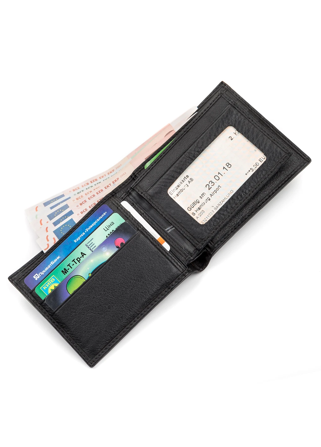 Чоловіче шкіряне портмоне 11,5х9,5 см Stingray Leather (252128670)