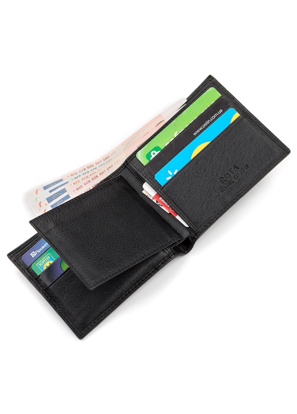 Чоловіче шкіряне портмоне 11,5х9,5 см Stingray Leather (252128670)