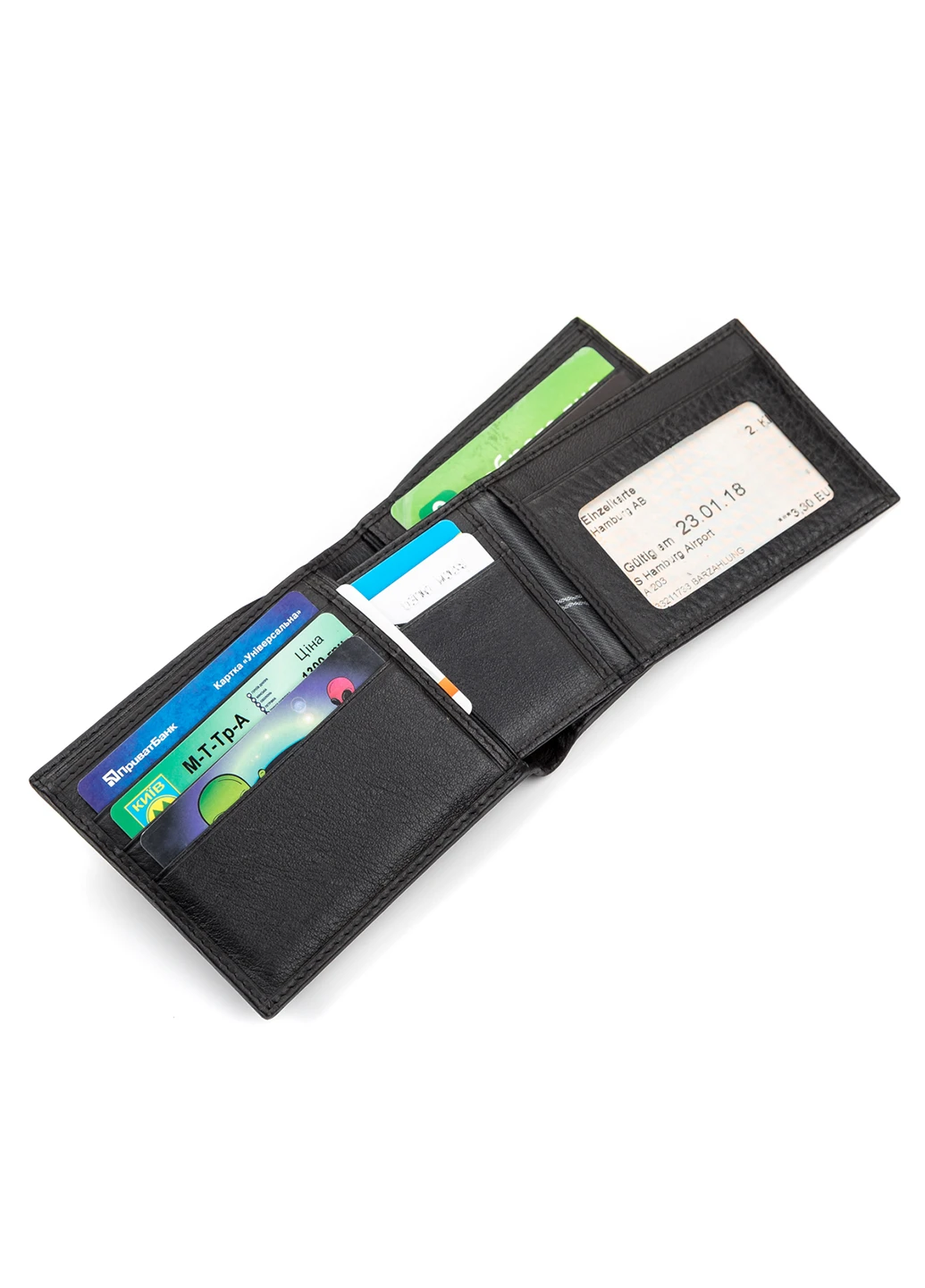 Чоловіче шкіряне портмоне 11,5х9,5 см Stingray Leather (252128670)