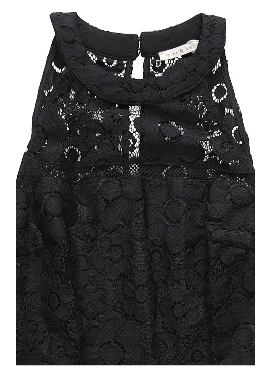 Чорна кежуал сукня а-силует MINT&BERRY однотонна