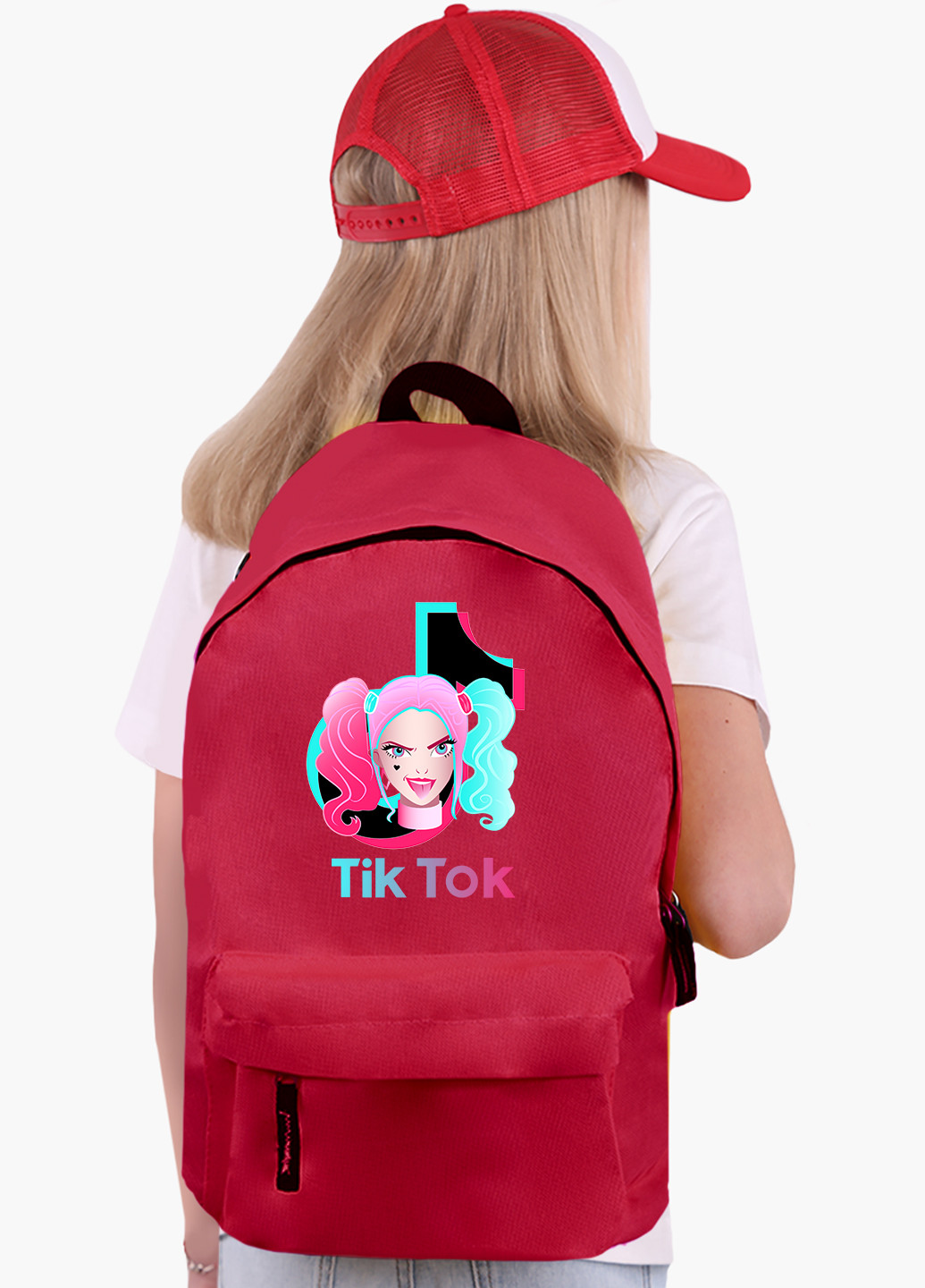 Детский рюкзак Харли Квинн (Куинн) Тик Ток (Harley Quinn TikTok) (9263-1646) MobiPrint (217071105)