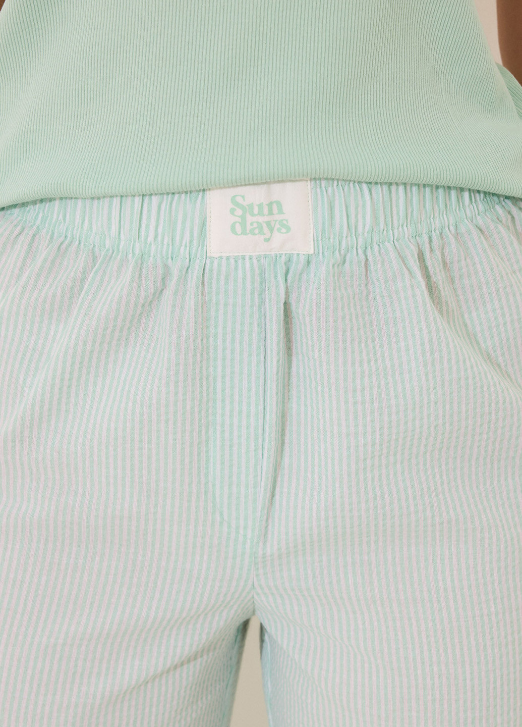 Светло-зеленая всесезон пижама (футболка, брюки) футболка + брюки Women'secret