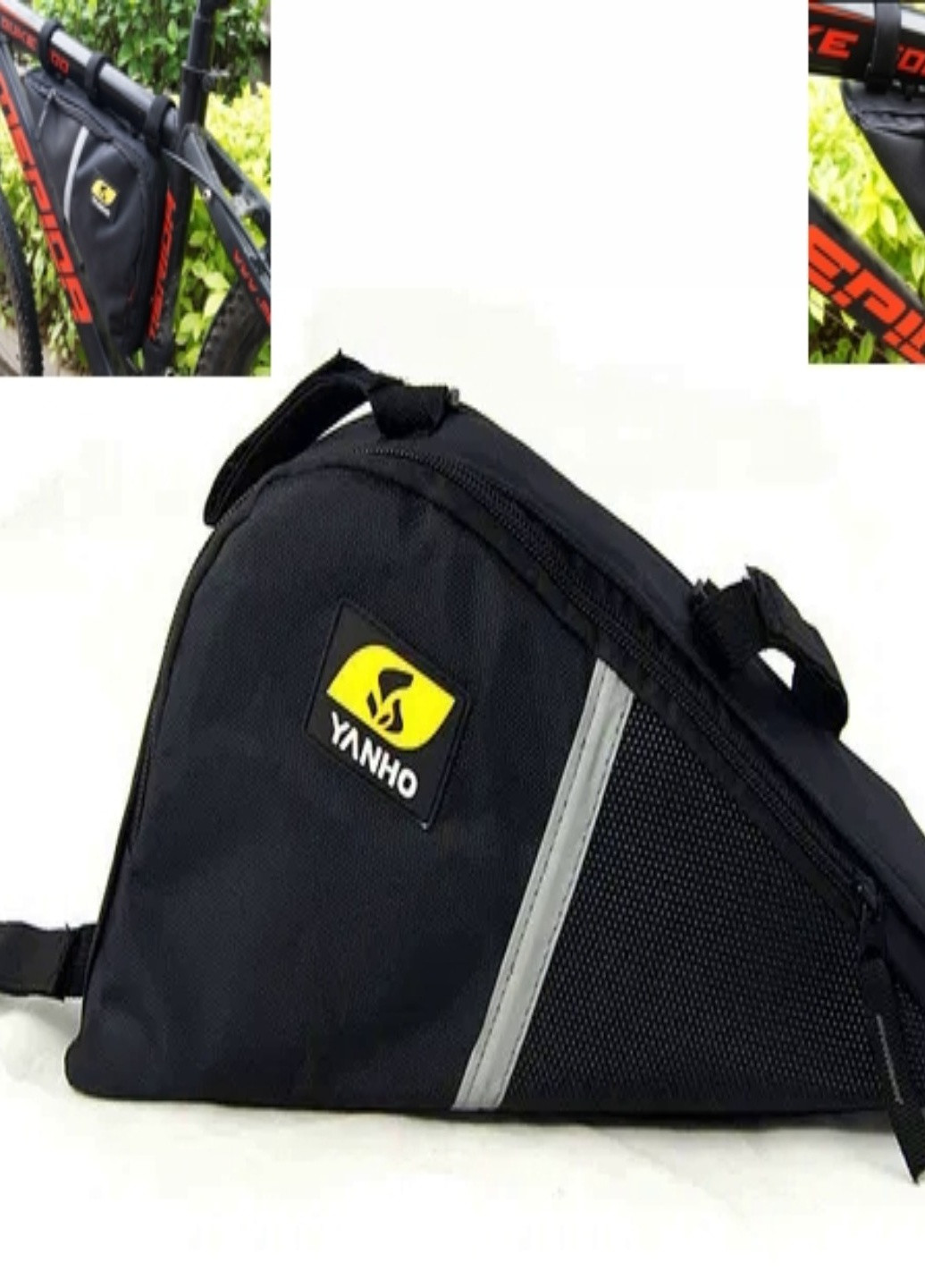 Велосипедна сумка під раму кутова велосумка трикутник RockBros (01893654) Francesco Marconi (224437147)