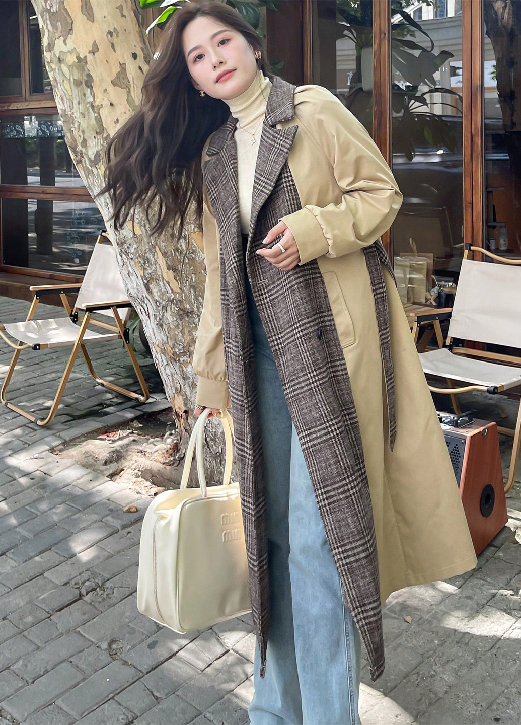 Плащ SHEIN на гудзиках демісезон (337834085)