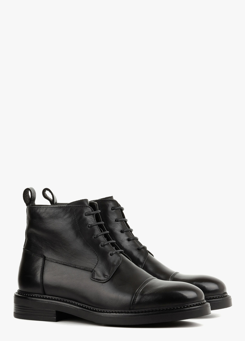 Черные зимние ботинки Le'BERDES