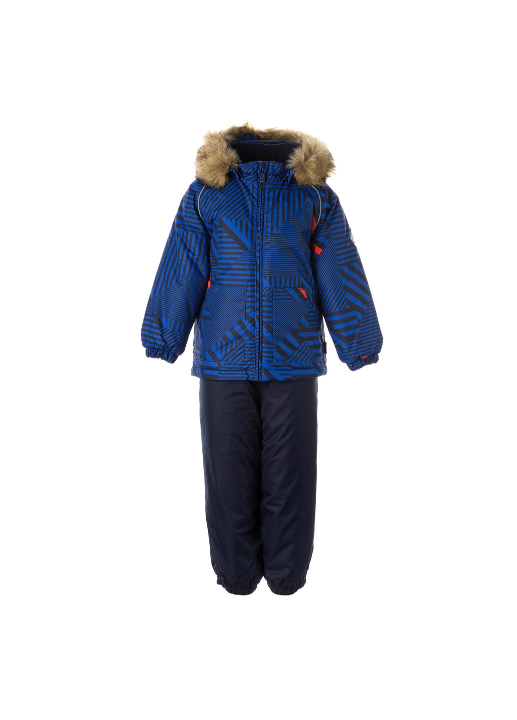 Синий зимний комплект зимний (куртка + полукомбинезон) avery Huppa