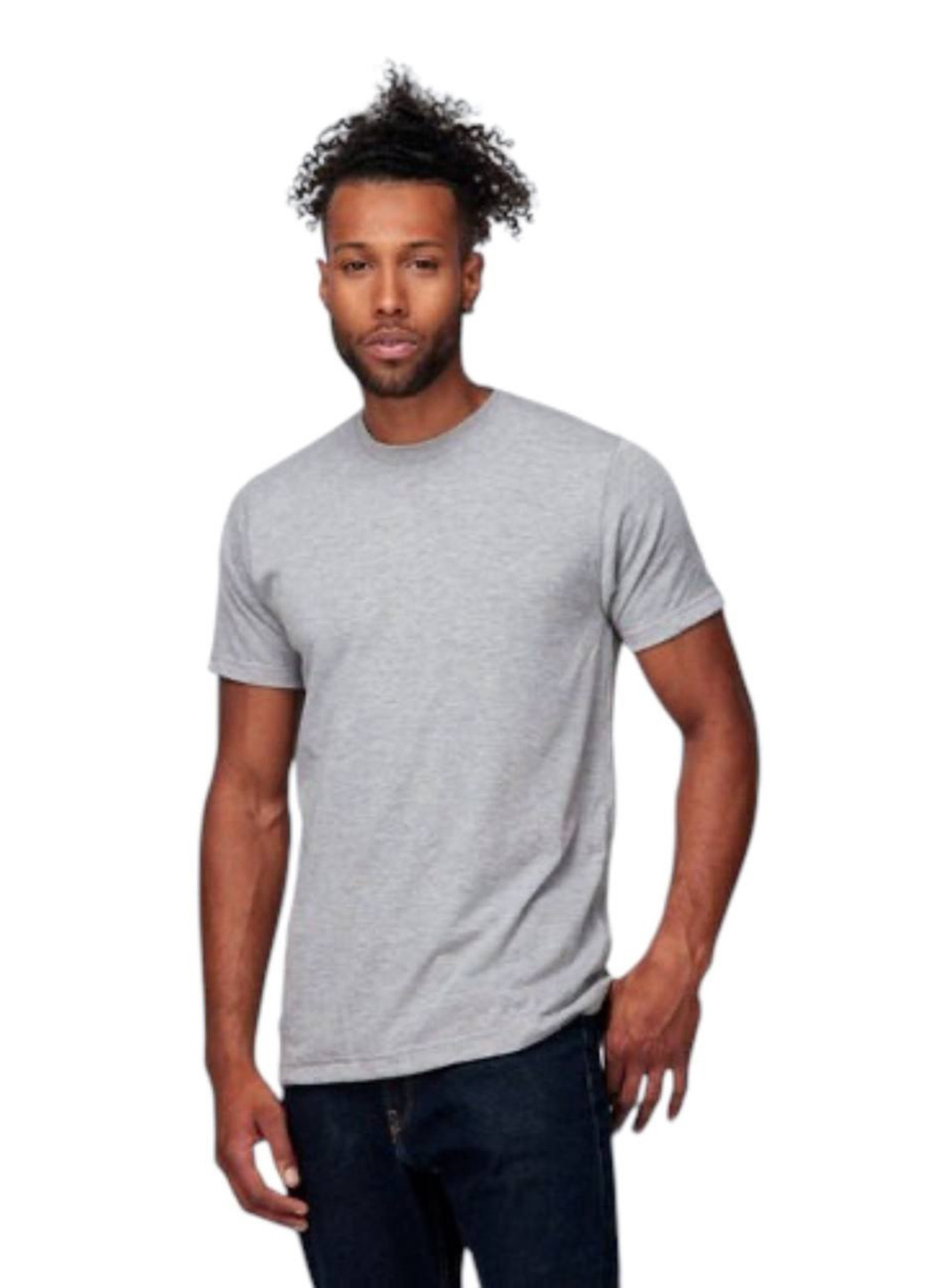 Светло-серая футболка Tultex