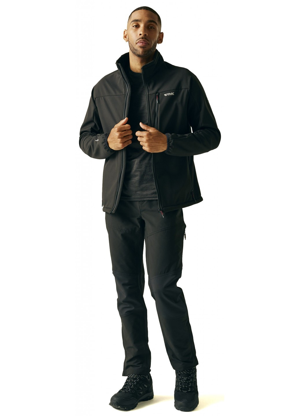 Чорна демісезонна куртка Regatta