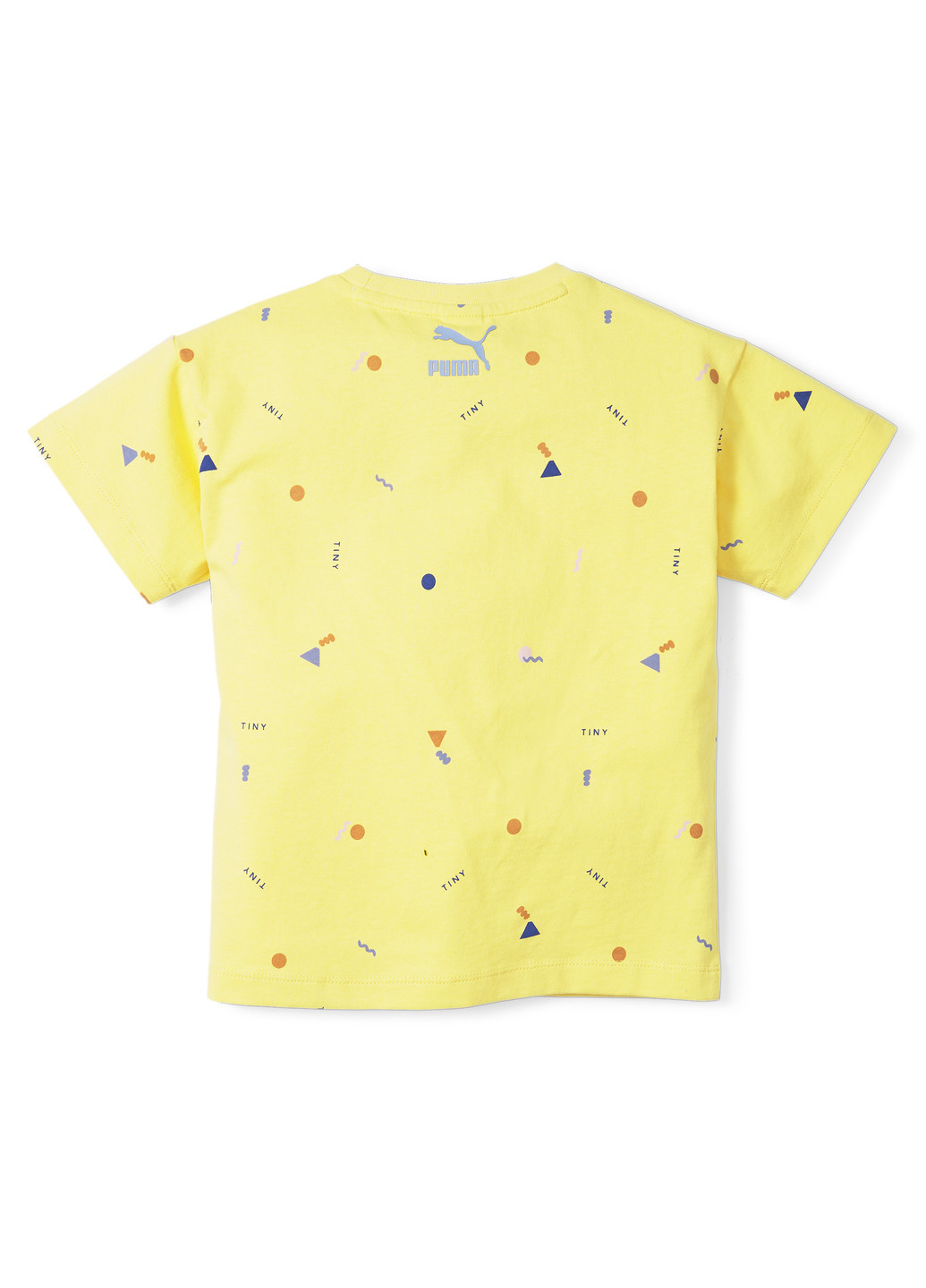 Желтая демисезонная детская футболка x tiny printed kids' tee Puma