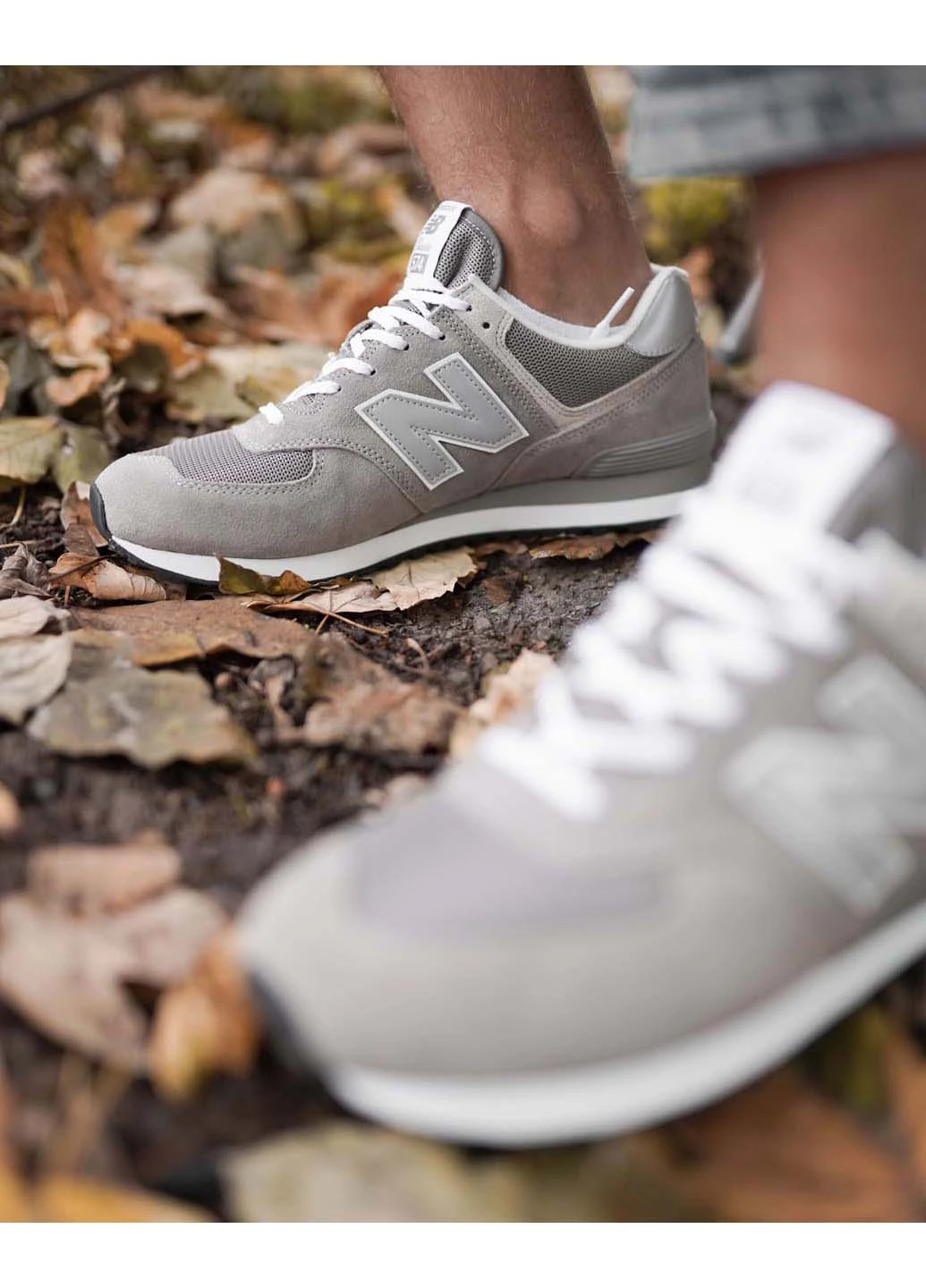 Сірі кросівки демісезон New Balance