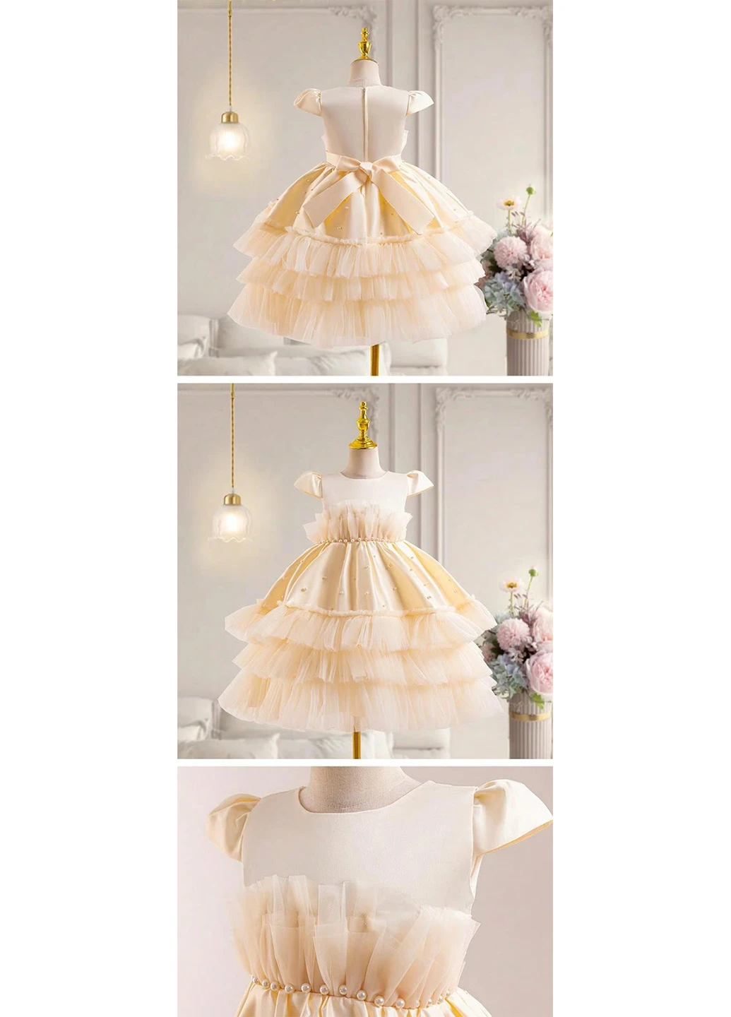 Кремова сукня SHEIN (325115551)