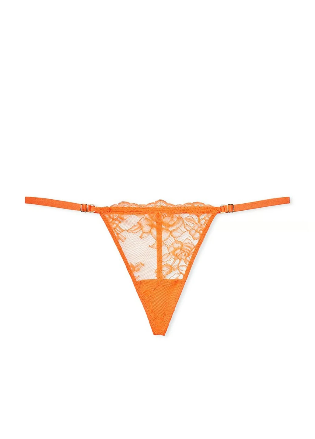 Оранжевый демисезонный комплект (пояс для чулок, трусики) Victoria's Secret