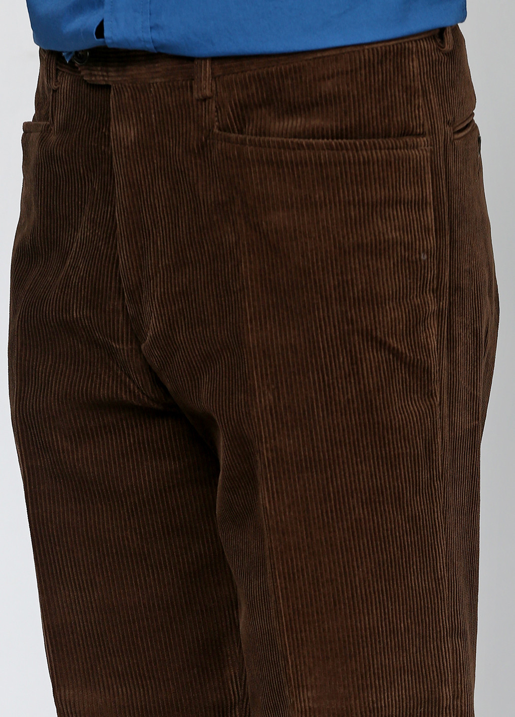 Темно-коричневые кэжуал демисезонные зауженные брюки Bocodo