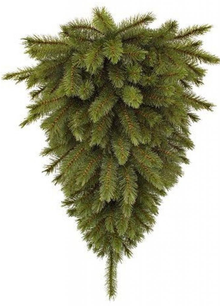 Искусственная сосна "перевернутая" Forest frosted зеленая, 0,9 м (8718861155433) Triumph Tree (203978081)