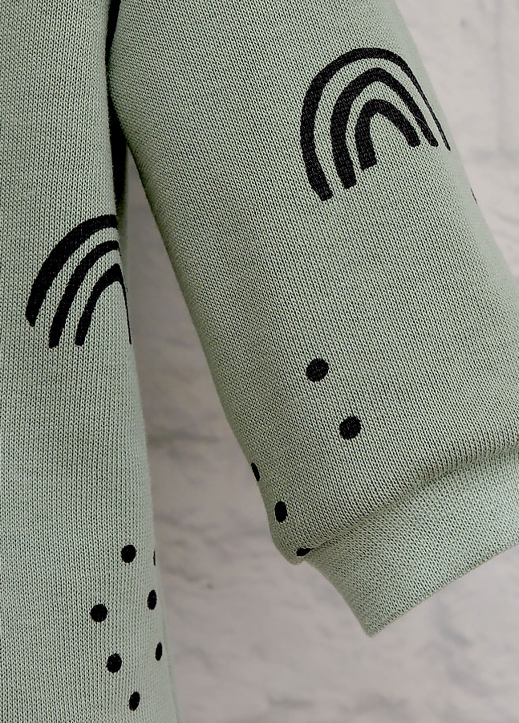 Оливковий (хакі) демісезонний комплект (светр, штани) Blanka