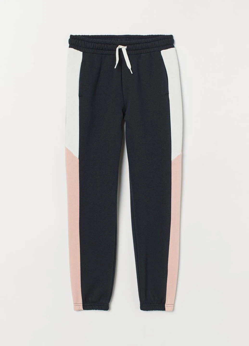 Черные спортивные демисезонные брюки H&M
