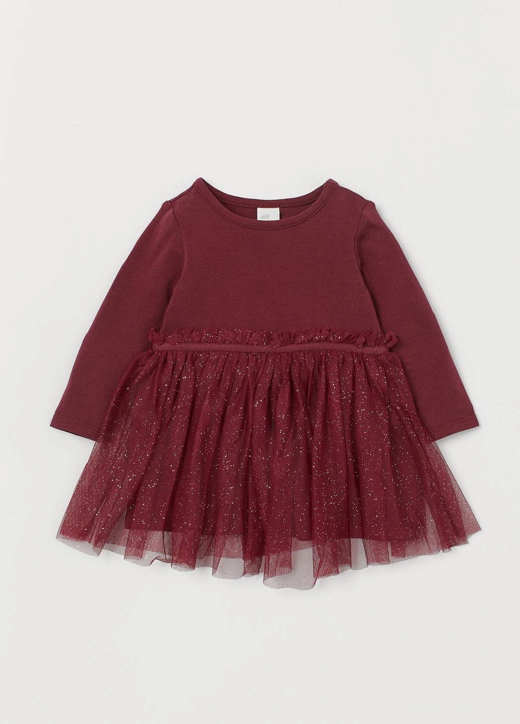 Бордовое платье H&M (249964975)