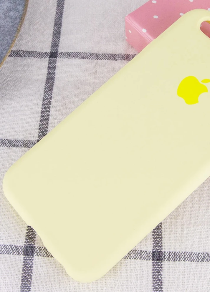 Чохол Silicone Case Full Protective (AA) для Apple iPhone 6 / 6s (4.7 ') Жовтий / Mellow Yellow (is_00000035270_11) Epik (229726871)