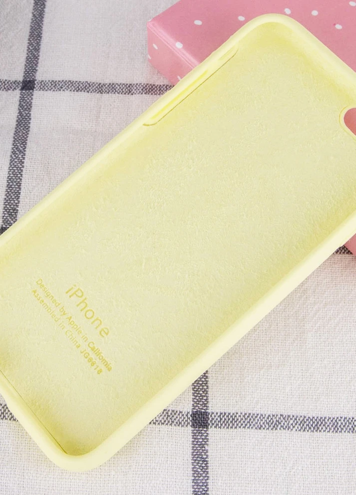 Чохол Silicone Case Full Protective (AA) для Apple iPhone 6 / 6s (4.7 ') Жовтий / Mellow Yellow (is_00000035270_11) Epik (229726871)