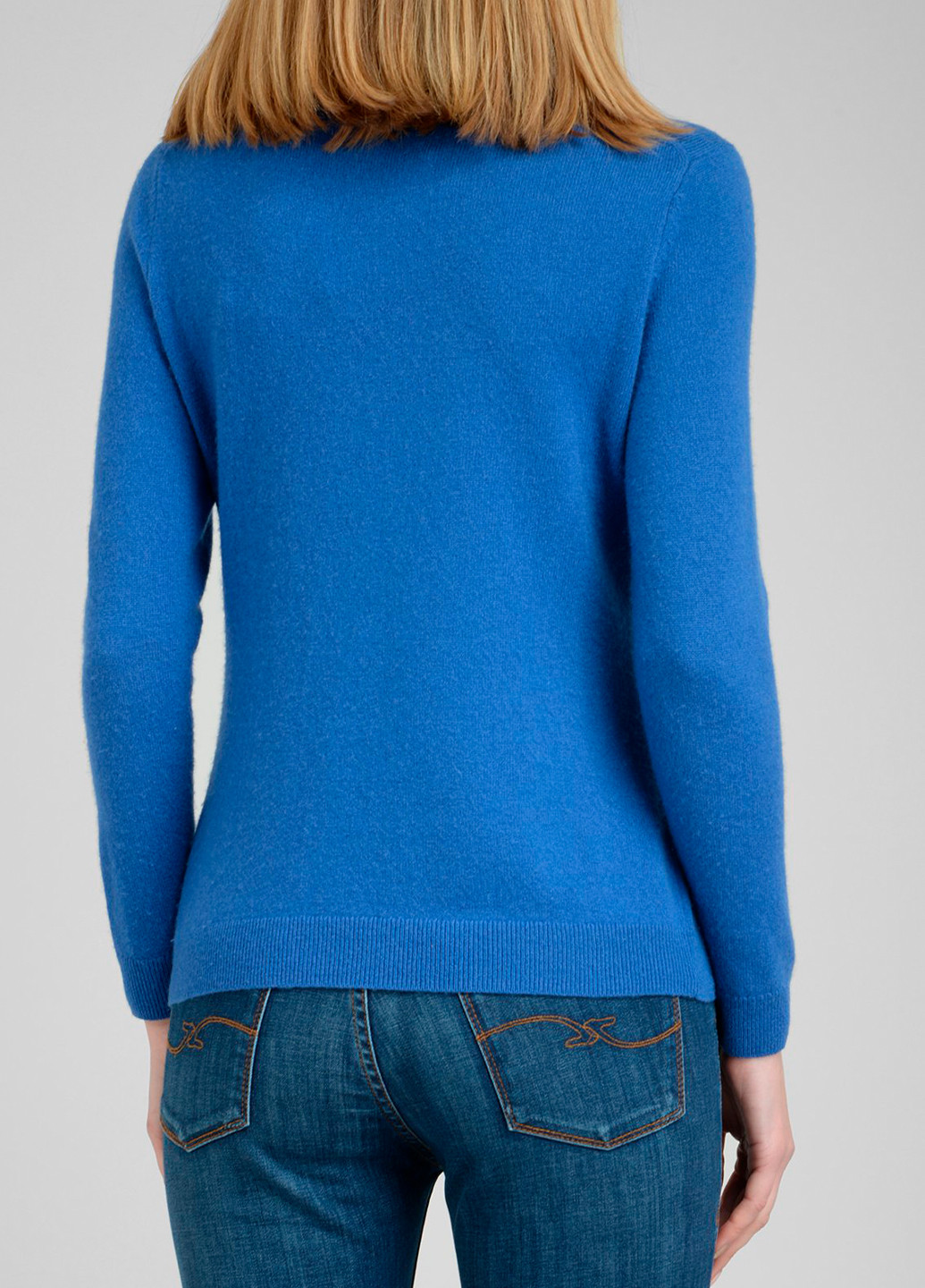 Синий зимний свитер PREZIOSO