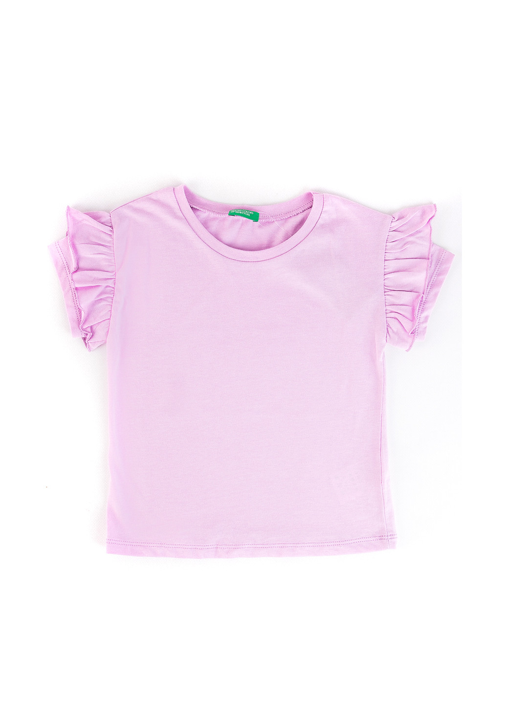Розовая летняя футболка United Colors of Benetton