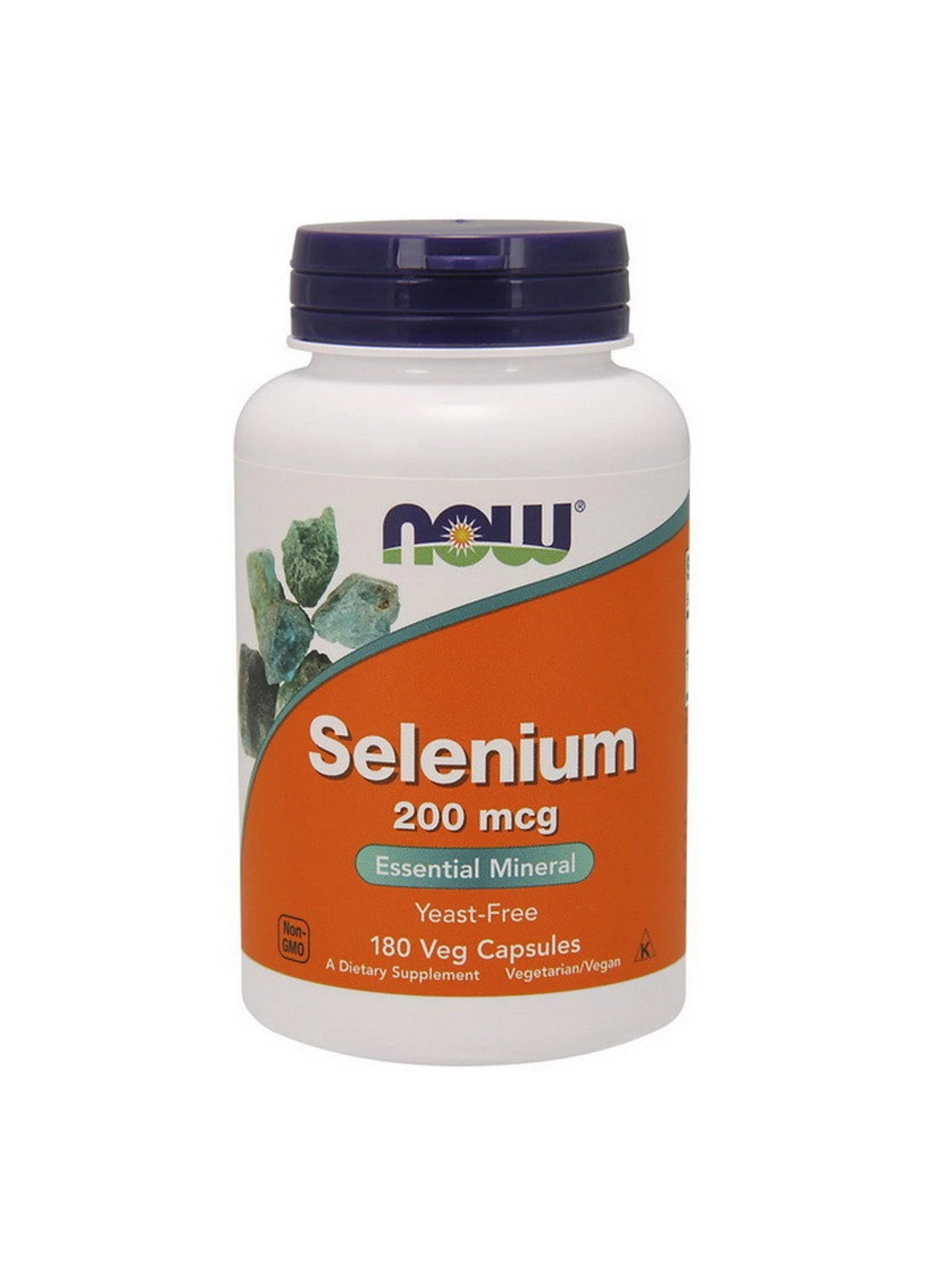 Селен Selenium 200 mcg (180 капс) нау фудс селениум Now Foods (255409114)