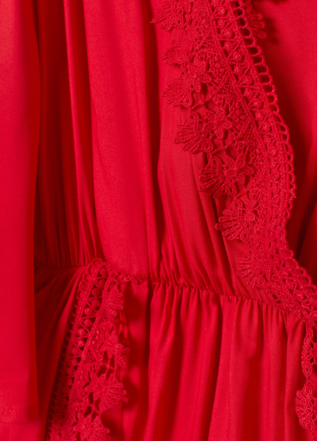 Комбінезон H&M комбінезон-шорти червоний кежуал віскоза