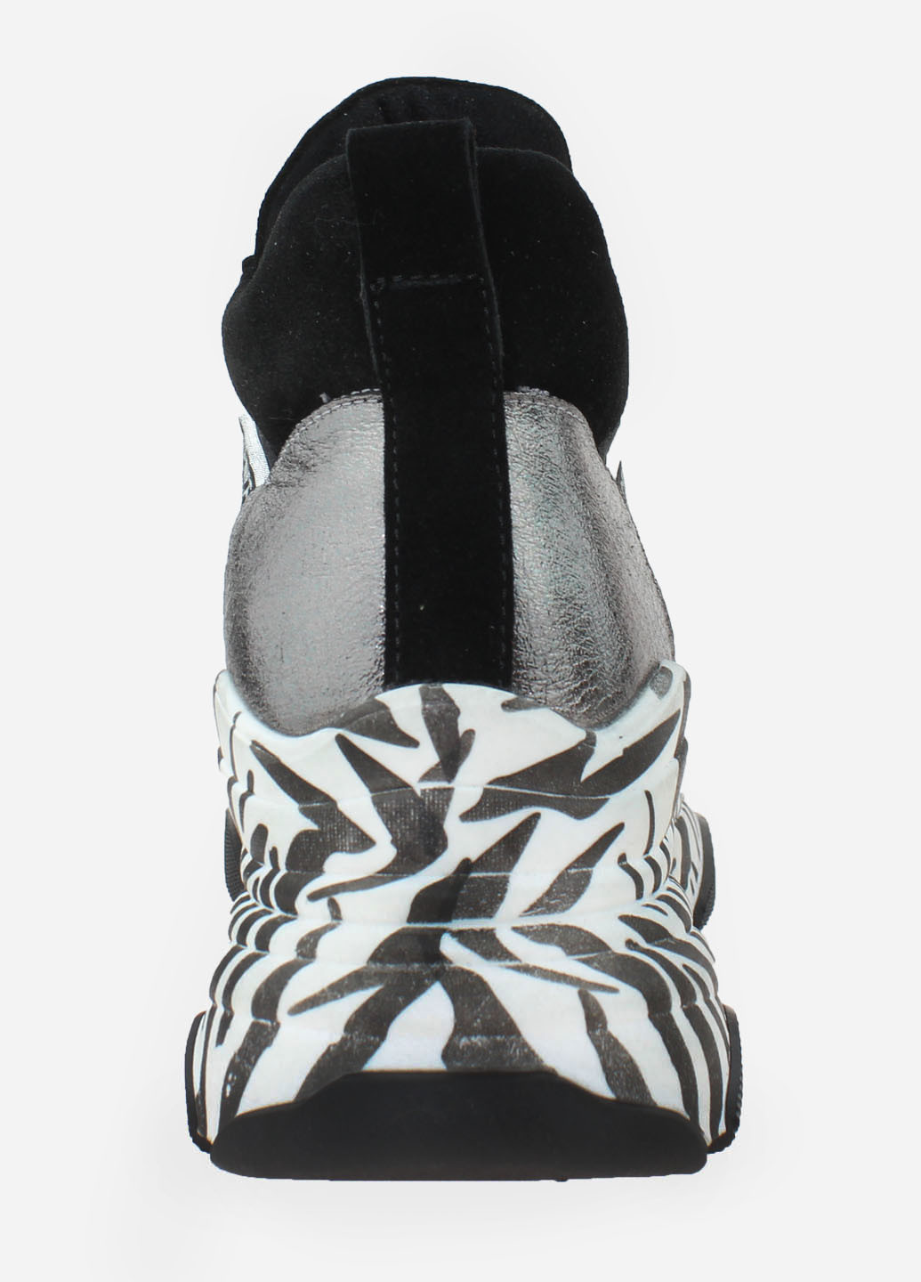 Зимние ботинки rs7222 черный-никель Sothby's из натуральной замши