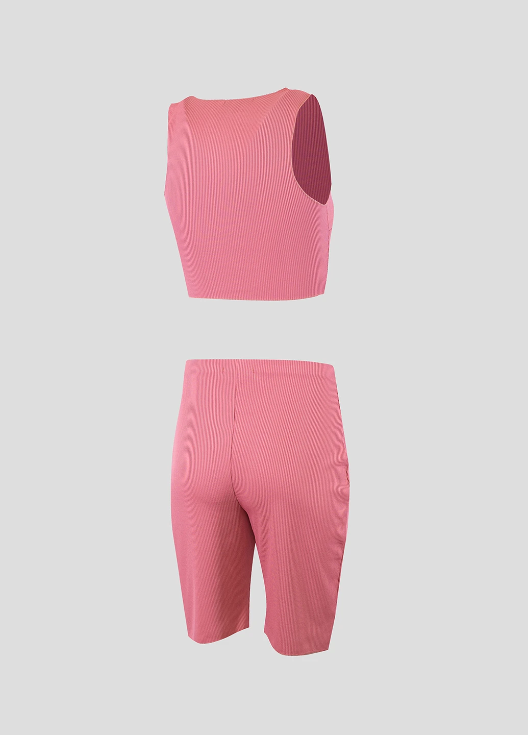 Рожевий літній комплект (топ, шорти) Missguided