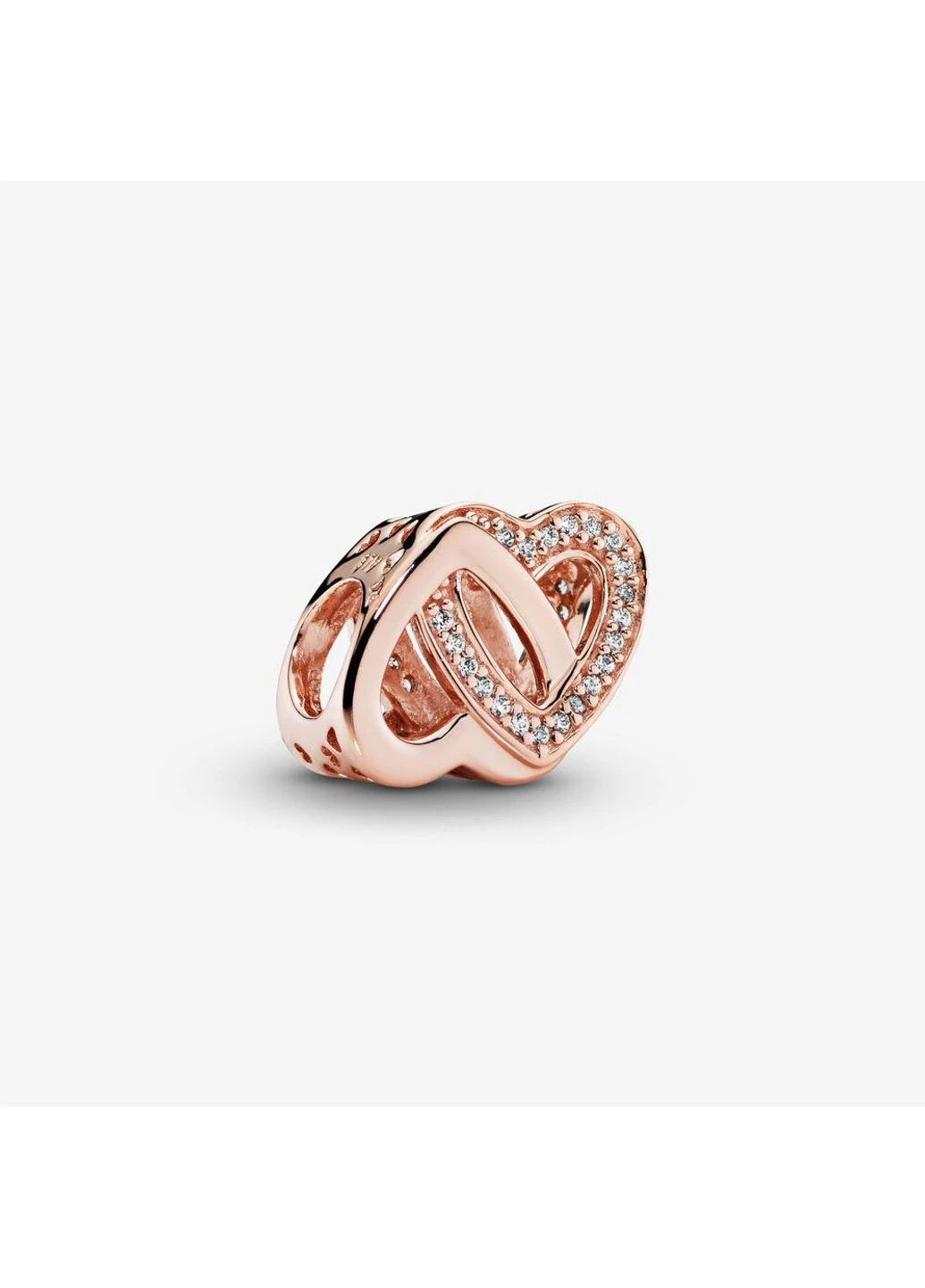 Серебряный шарм для браслетов Пандора Moments "Сплетенные сердца" 781880CZ No Brand (252432400)