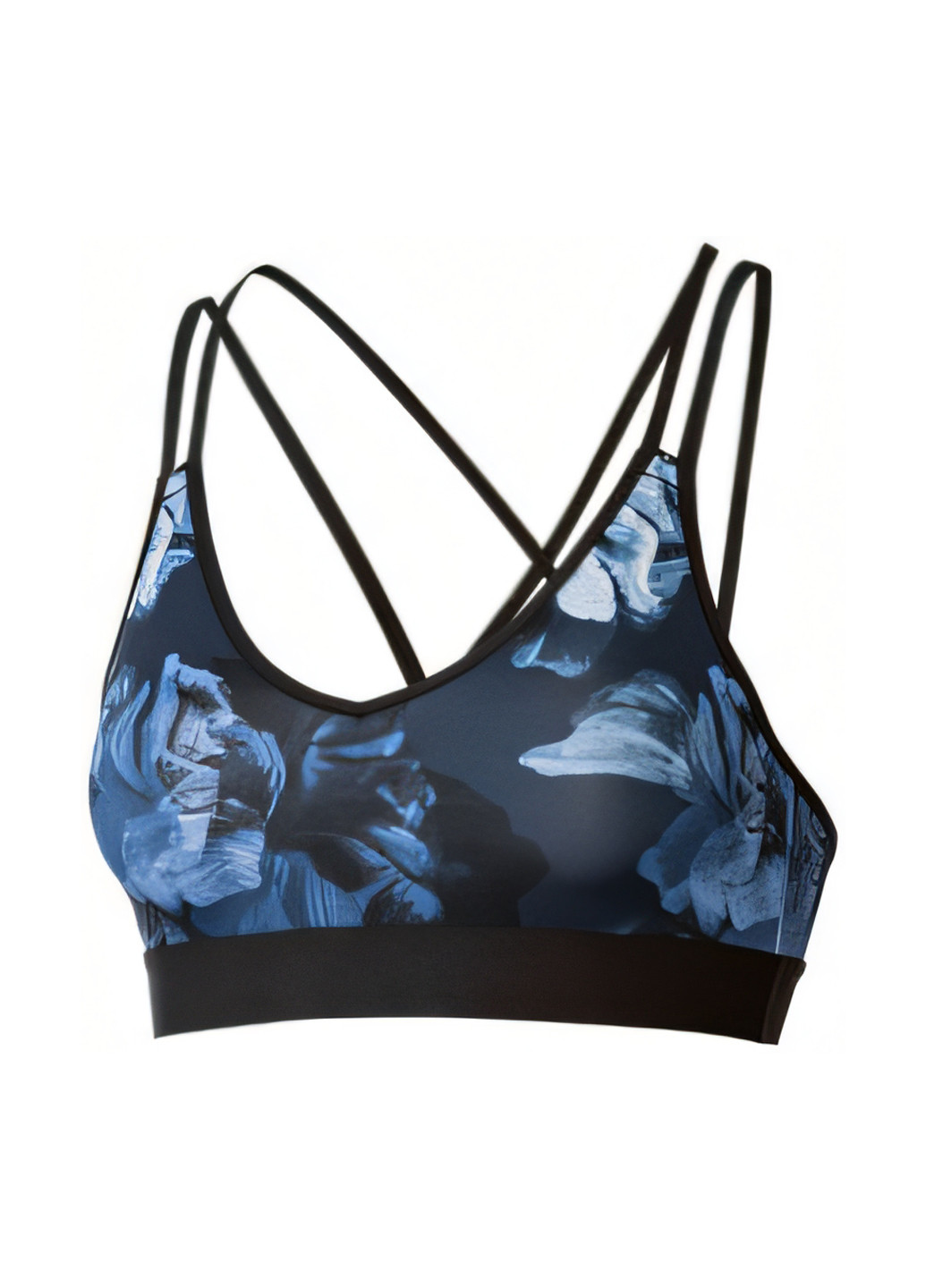 Чорний топ бюстгальтер Crivit без кісточок поліамід