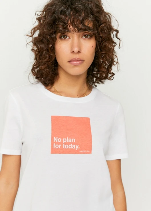 Футболка Tally Weijl Print. Sleeveles Top - KNIT T-SHIRT - (229436192)