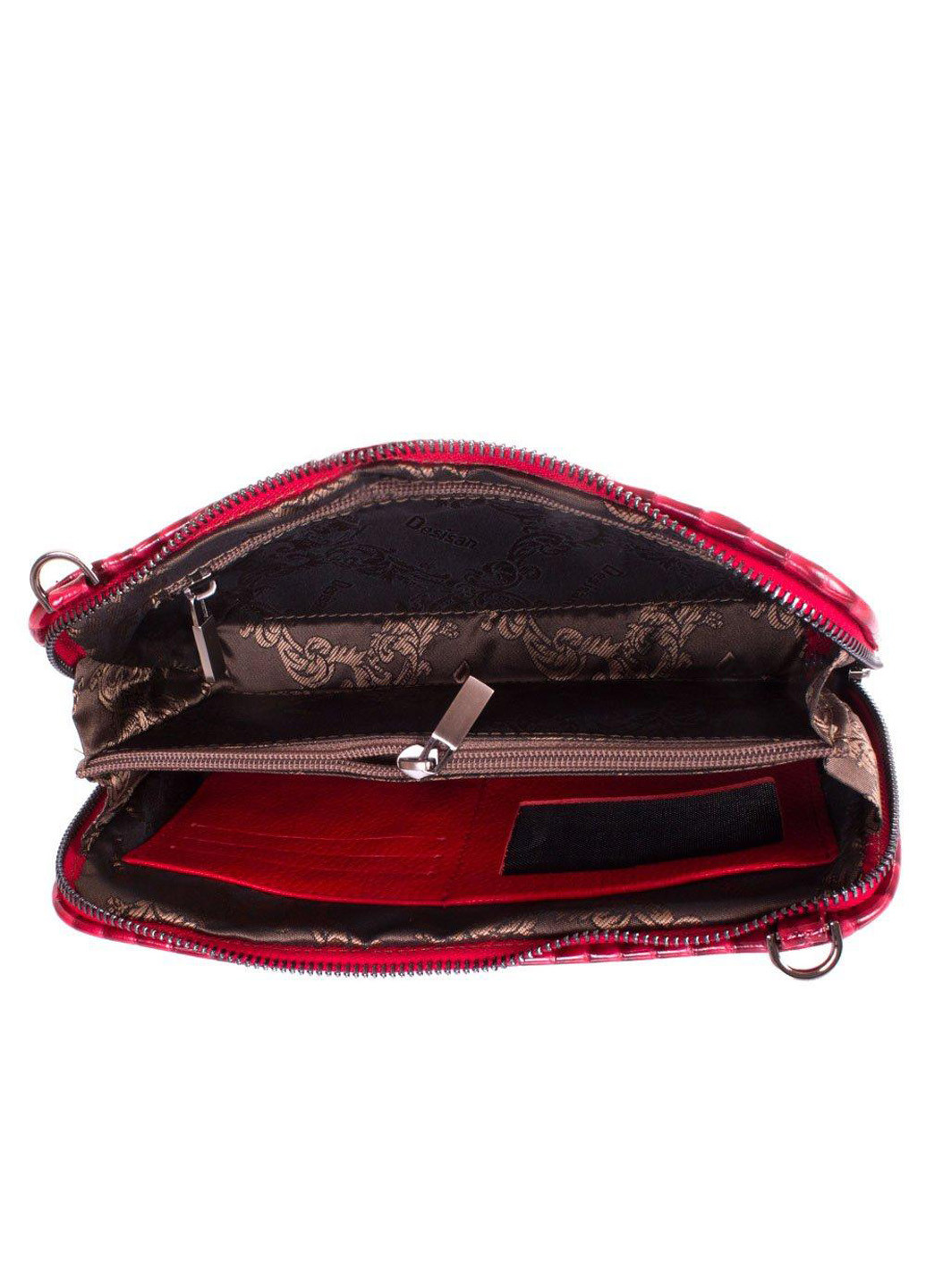 Жіноча шкіряна сумка-клатч 24х14х6 см Desisan (195547147)