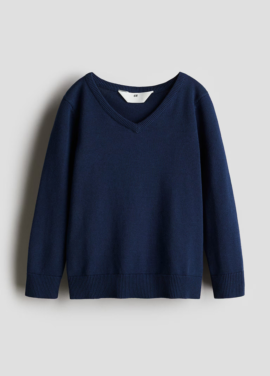 Темно-синій демісезонний пуловер пуловер H&M