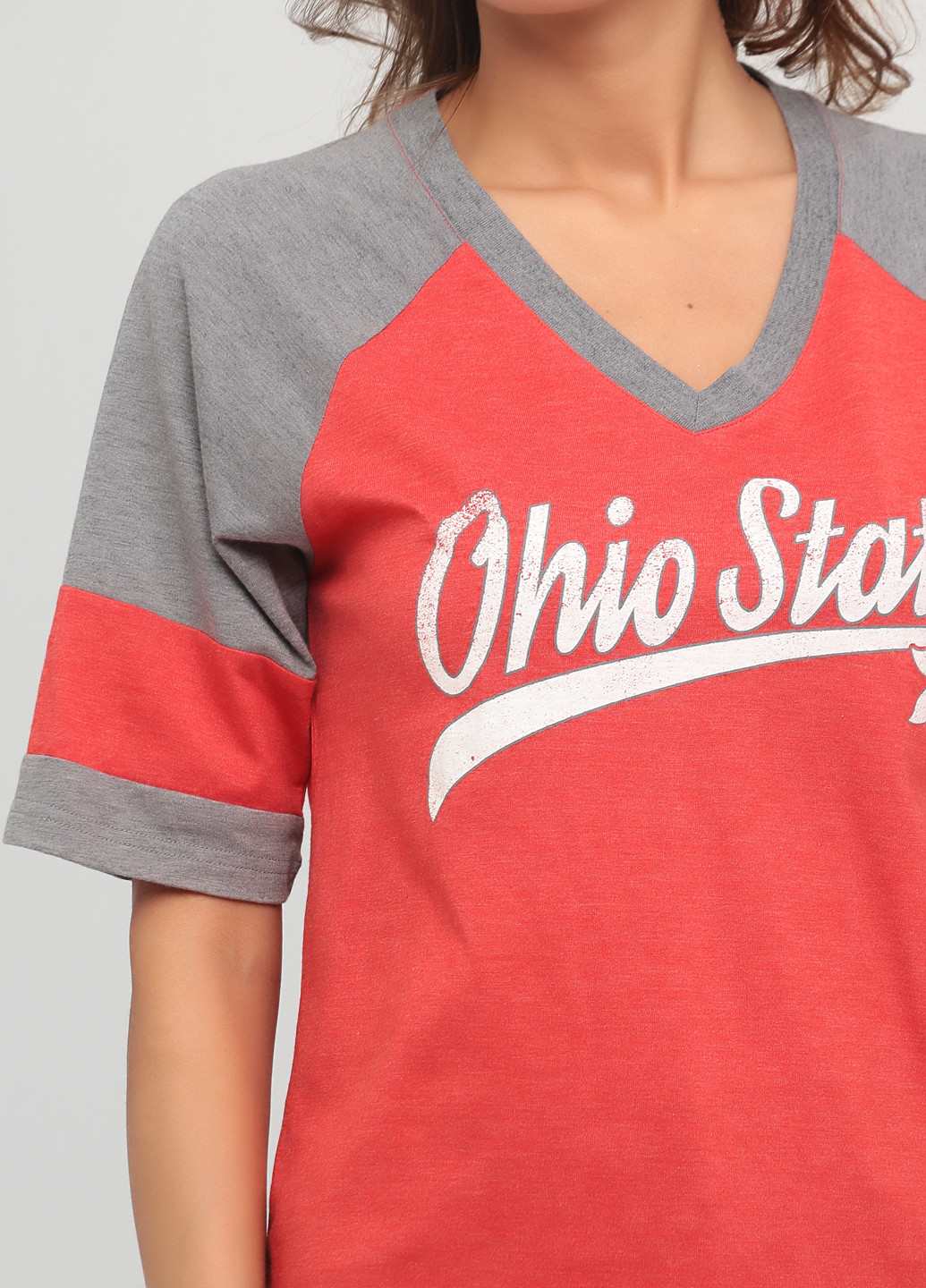 Червона літня футболка OHIO