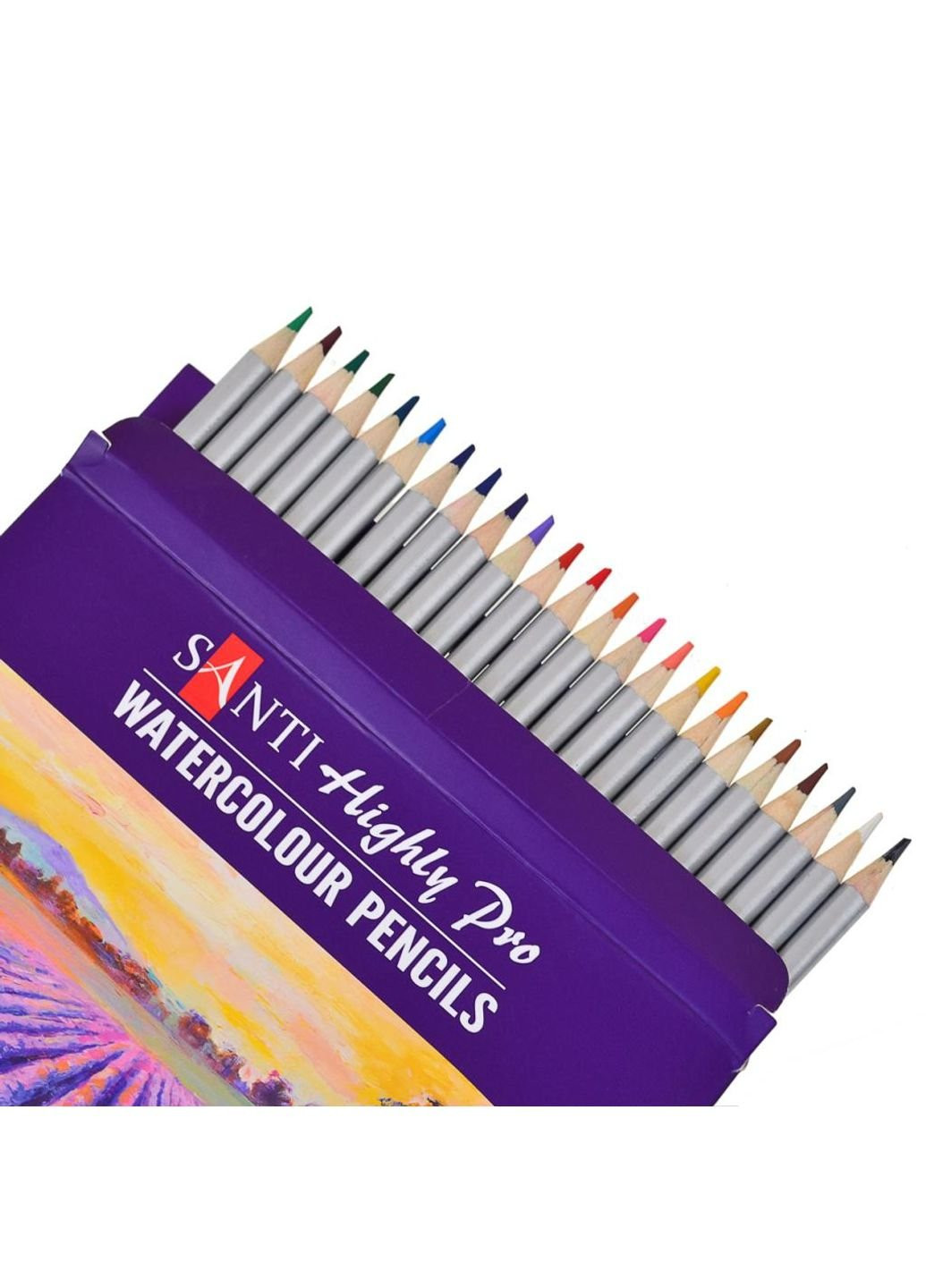 Карандаши цветные Highly Pro 24 шт акварельные (742385) Santi (254066197)