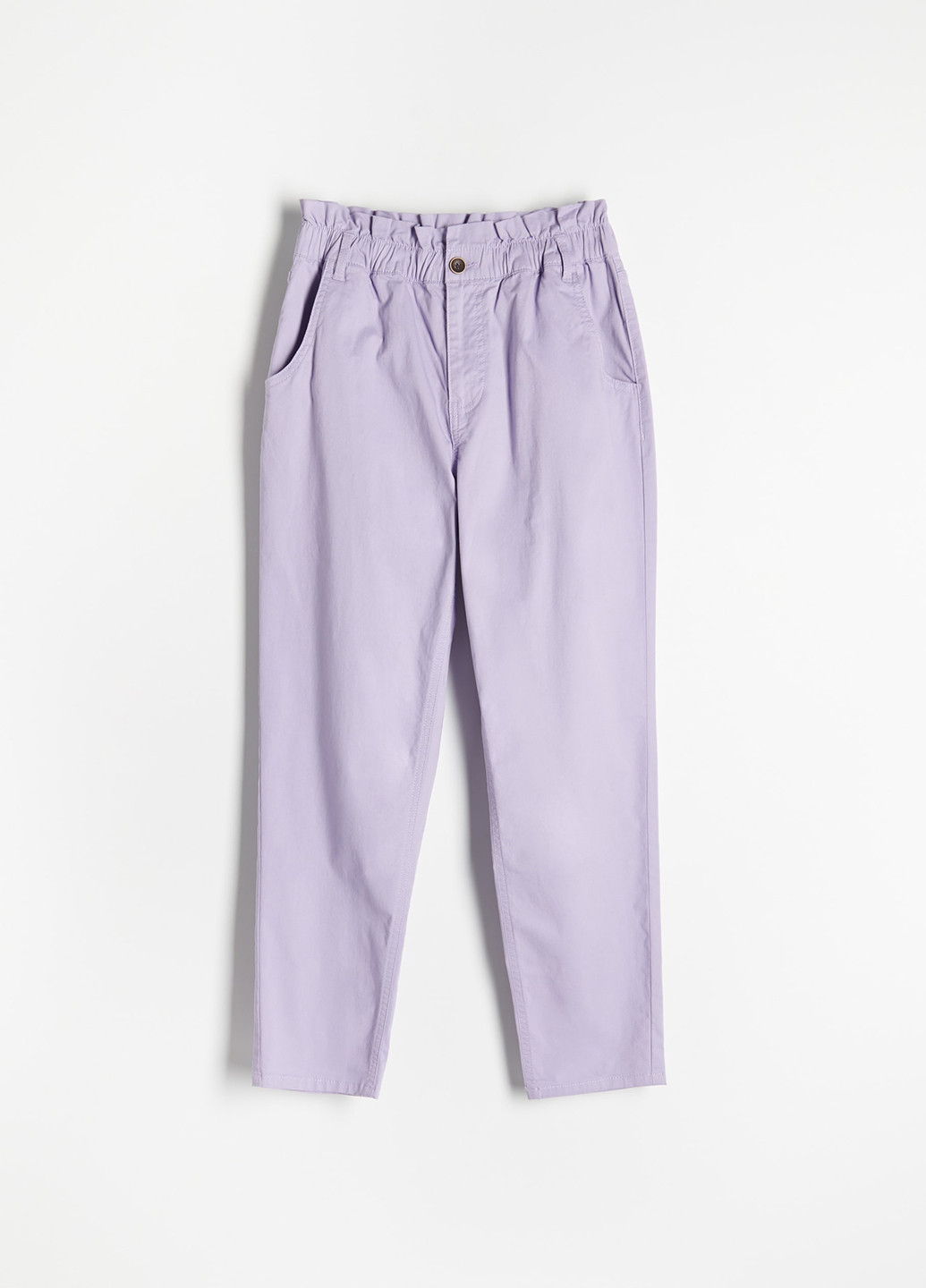 Сиреневые кэжуал летние укороченные брюки Reserved