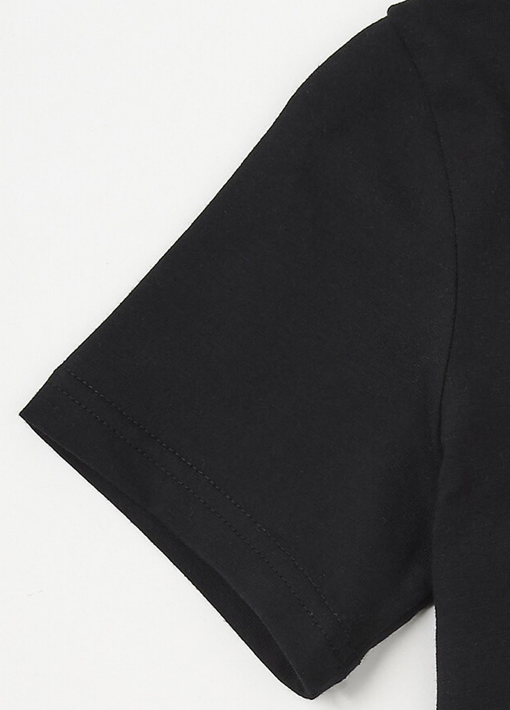 Чорна літня футболка Garnamama