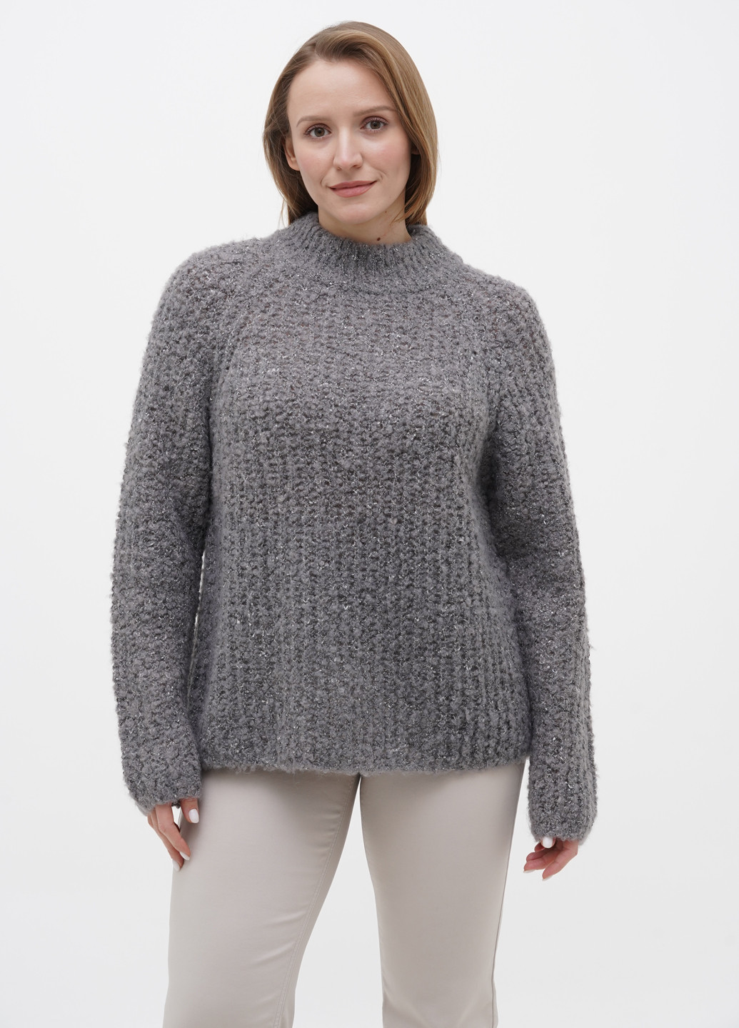 Сірий зимовий светр джемпер S.Oliver