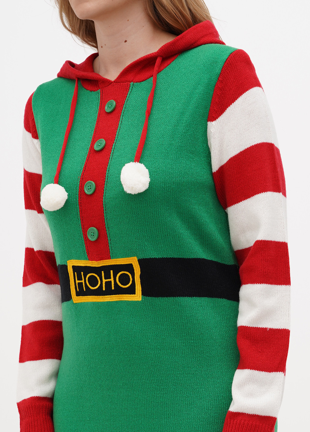 Комбінована кежуал сукня сукня светр, сукня-худі Boohoo колор блок