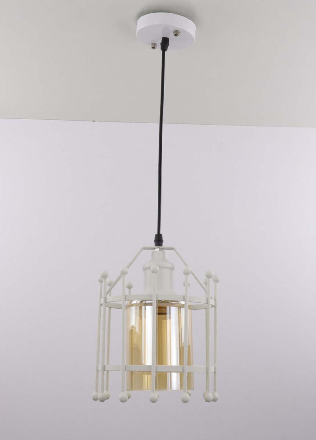 Люстра потолочная подвесная в стиле LOFT (лофт) 12366/1-wh Белый 35х19х19 см. Handmade (234537553)