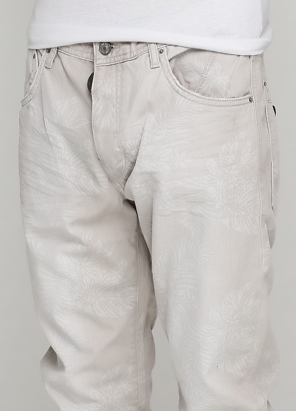 Светло-бежевые демисезонные регюлар фит джинсы Antony Morato