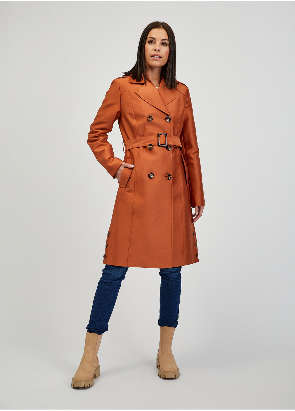 Плащ Orsay тренчкот на молнии демисезон (301538190)