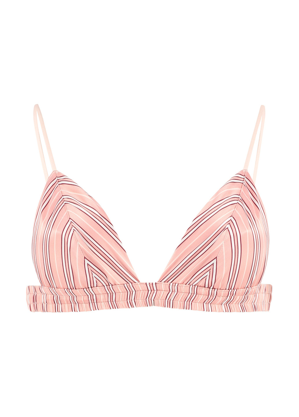 Светло-розовый триэнджел бюстгальтер Hunkemoller без косточек полиэстер