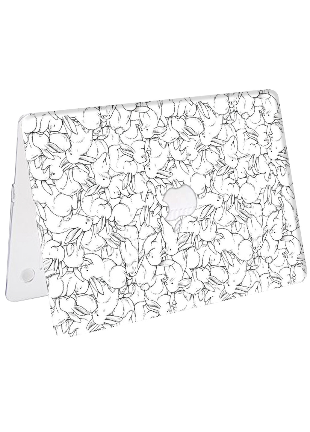 Чехол пластиковый для Apple MacBook Pro Retina 13 A1502 / А1425 Паттерн Зайки (Pattern) (6352-2473) MobiPrint (218867895)
