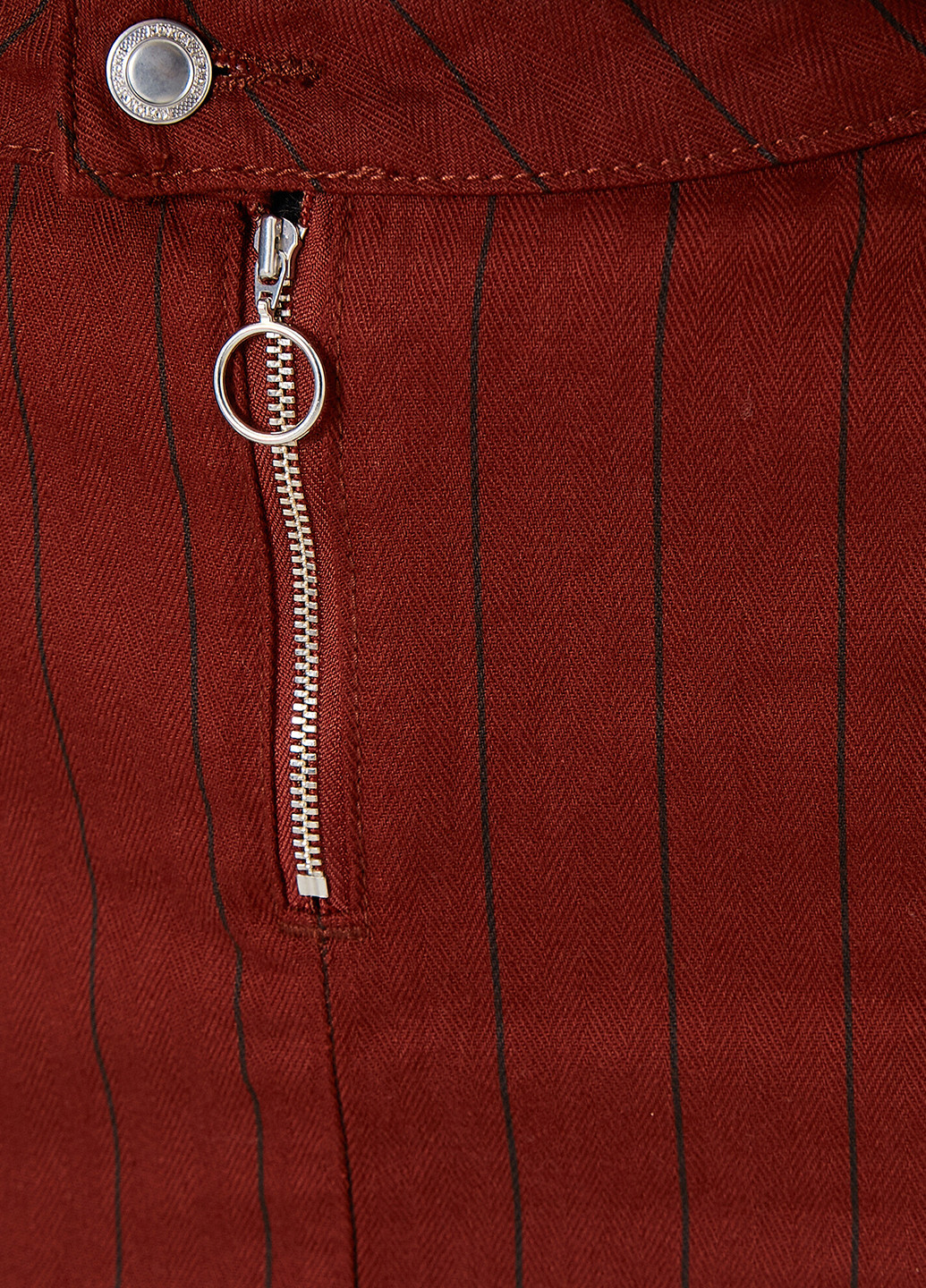 Терракотовая кэжуал однотонная юбка KOTON карандаш