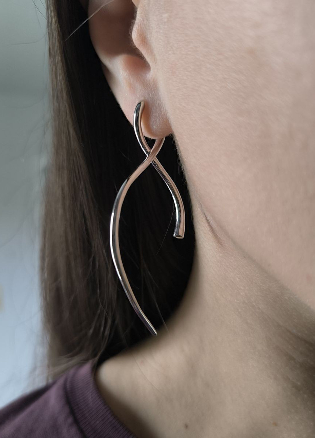 Серьги Silver Flame (369649138)